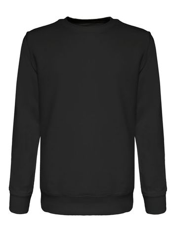 Men's Terry Crew Neck - BK - Black