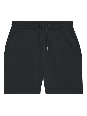Mens Terry Short Jogpants - BK - Black