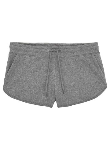Womens Terry Short Jogpants - GY-GREY HEATHER