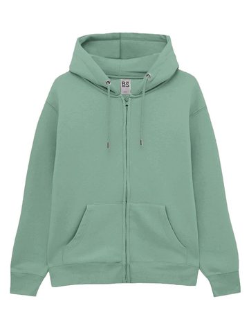 Terry hooded zip - SA - SAGE