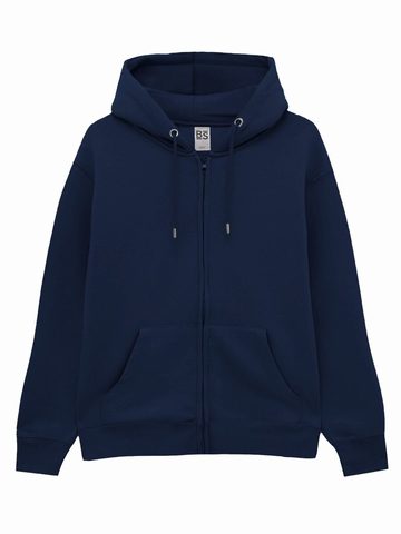 Terry hooded zip - NY-NAVY