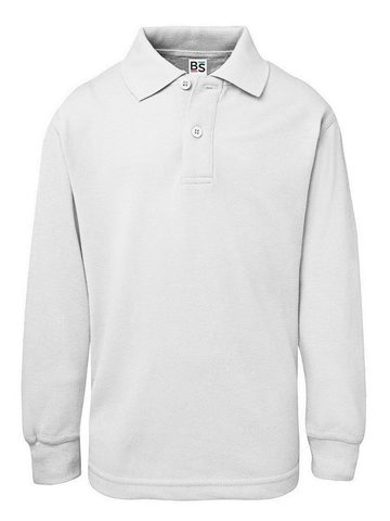 Evolution Polo bambino LS - WH - White