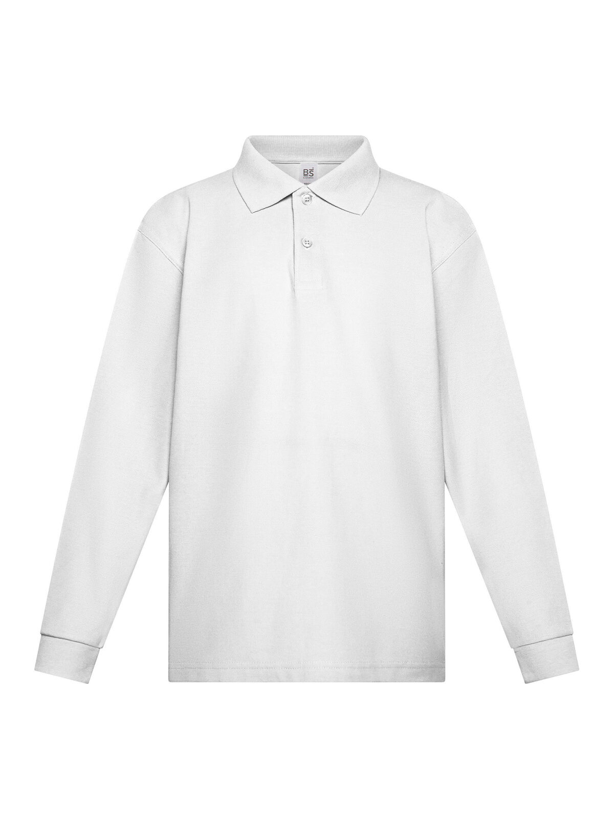 Evolution Polo Bambino Maniche lunghe - WH - White