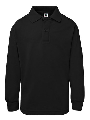 Evolution Polo bambino LS - BK - Black