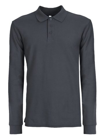 Evolution Polo L/S - DG - dark grey