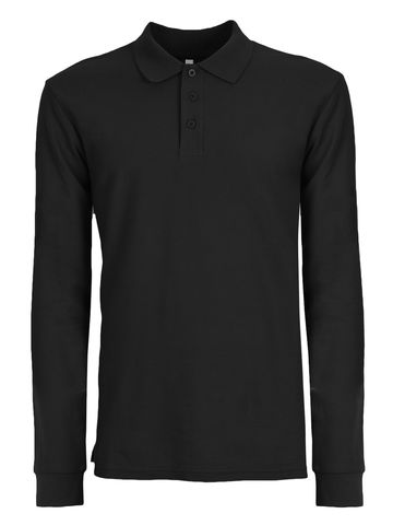 Evolution Polo L/S - BK - Black