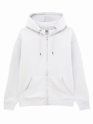 Hooded Full Zip - WH - White