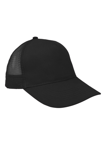 Mesh Cotton Cap - BK - Black