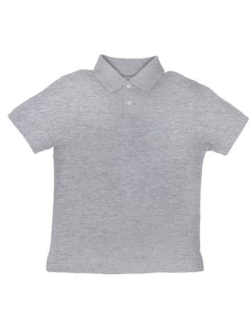 Evolution Polo Kids S/S - GY-GREY HEATHER