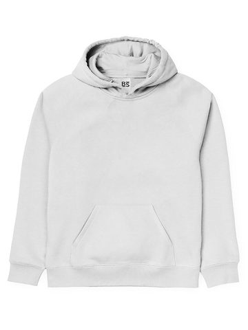 Kids Hooded - WH - White