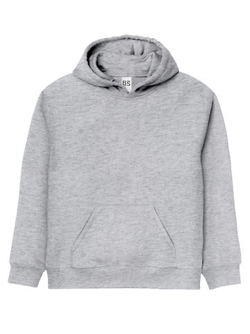 Kids Hooded - GY-GREY HEATHER