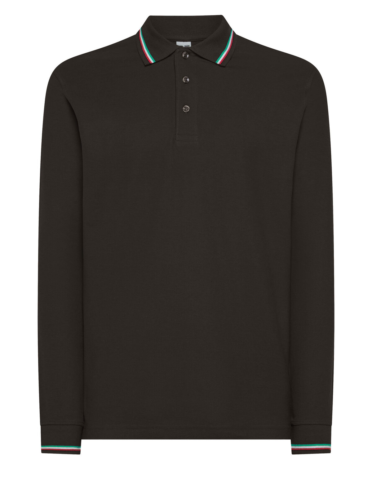 Polo Italy Manica lunga - BK - Black