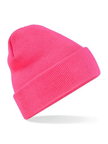 Promo Knitted Beanie - PIFL - PINK FLUO