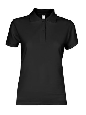 Evolution Polo Woman S/S - BK - Black