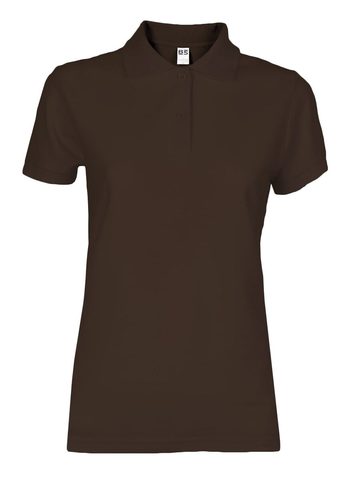 Evolution Polo Woman S/S - CH - CHOCOLATE