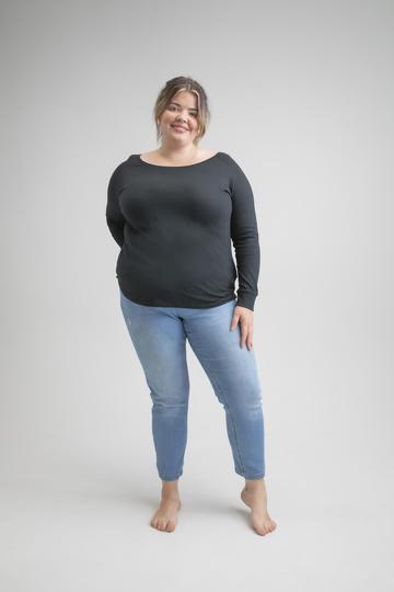 T-shirt donna maniche lunghe Loose Fit