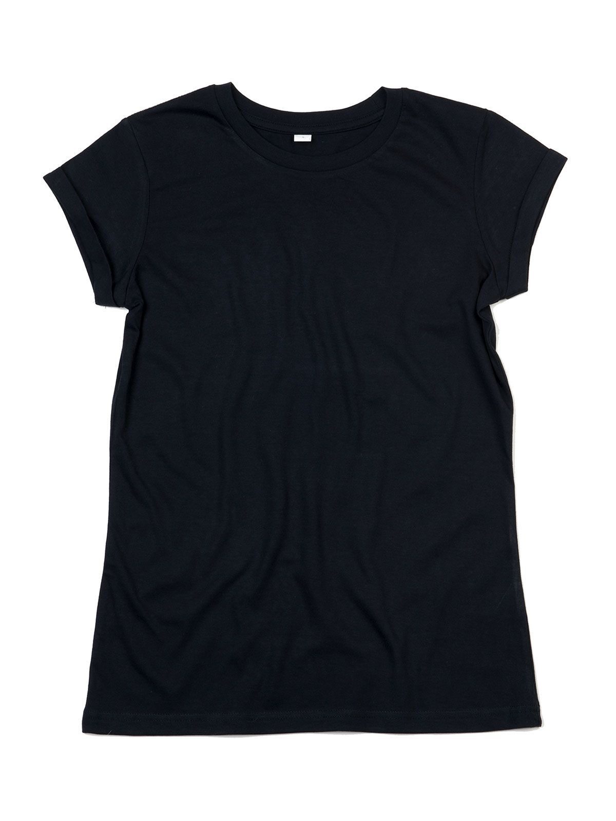 Women´s Roll Sleeve T - BK - Black