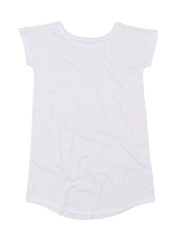 Women's Loose Fit T Dress - WH - White