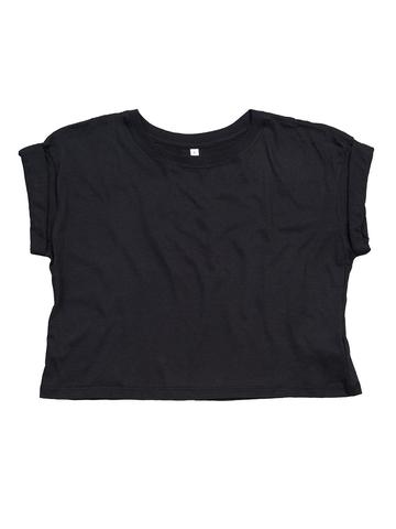 Women's T Crop Top - BK - black 