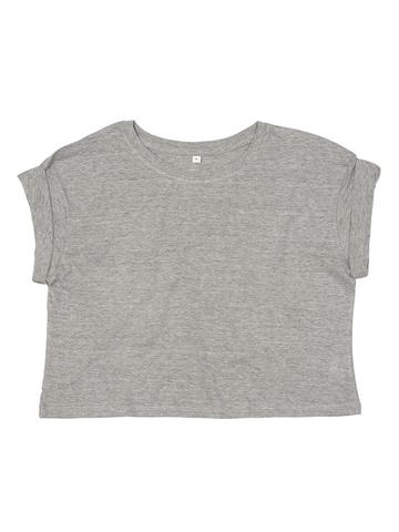 Women's T Crop Top - HGM - Heather grey Melange