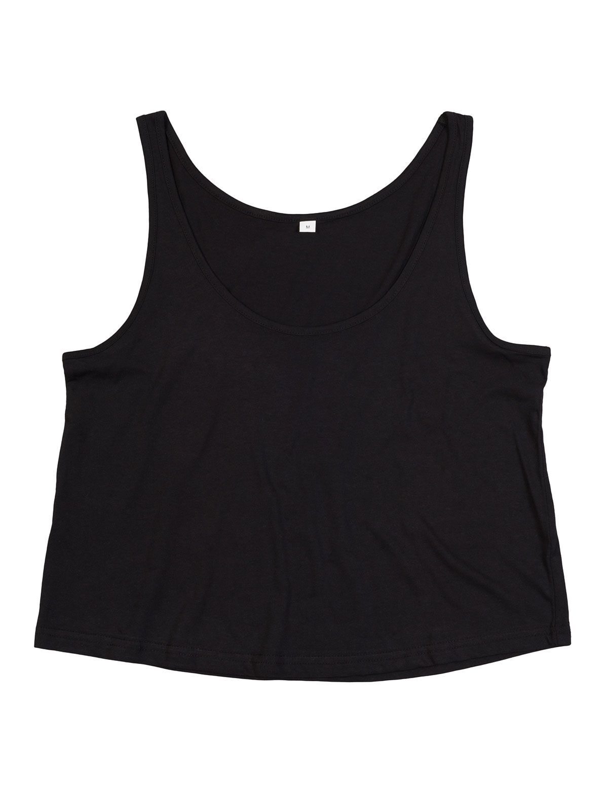 Women´s Organic Crop Vest - BK - Black