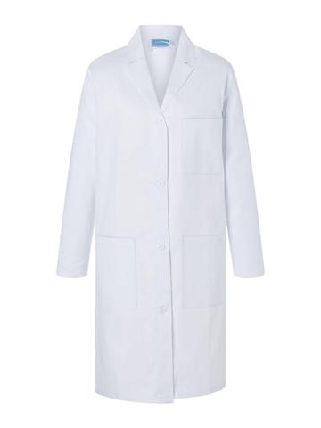 Ladiess Work Coat Basic - 3 - WHITE