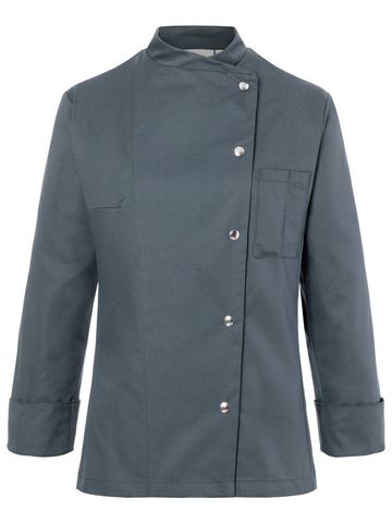 Ladies' Chef Jacket Larissa - 5 - ANTHRACITE