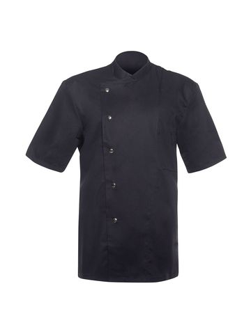 Chef Jacket Gustav Short Sleeve - 1 - BLACK
