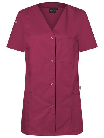 Ladies Work Smock With Press Studs - 70 - FUCHSIA
