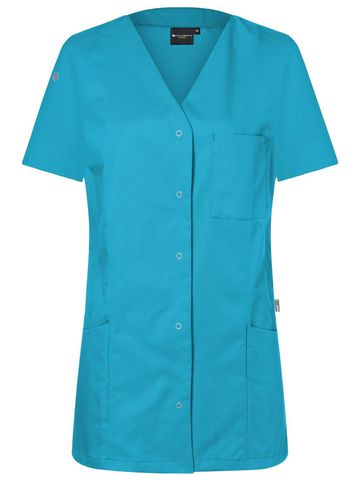 Ladies Work Smock With Press Studs - 74 - PACIFIC BLUE