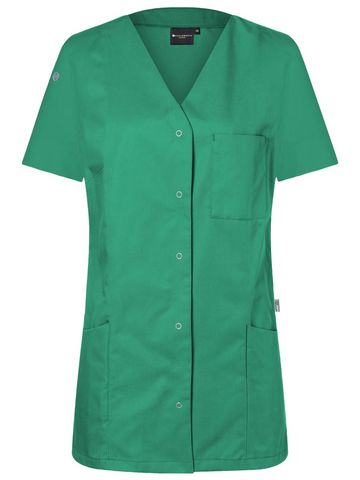 Ladies Work Smock With Press Studs - 72 - EMERALD GREEN
