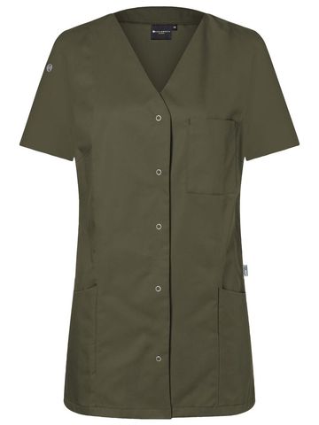 Ladies Work Smock With Press Studs - 67 - SAGE