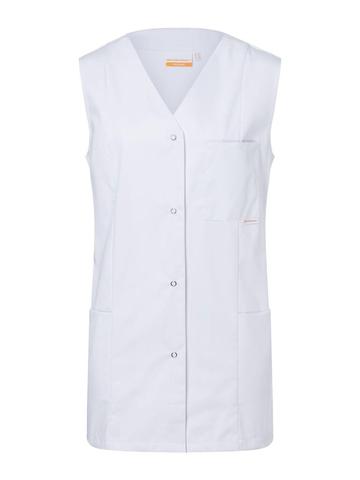 Camice smanicato donna Sara - 3 - WHITE