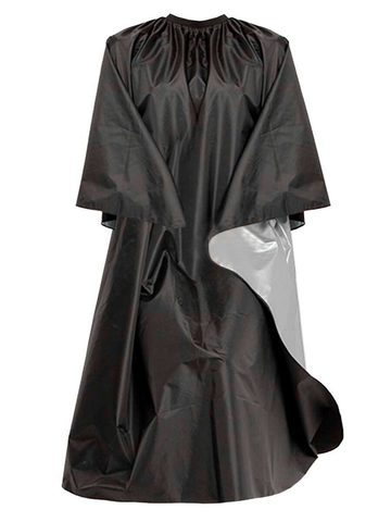 Salon Dye cape with hand grips - 1 - BLACK