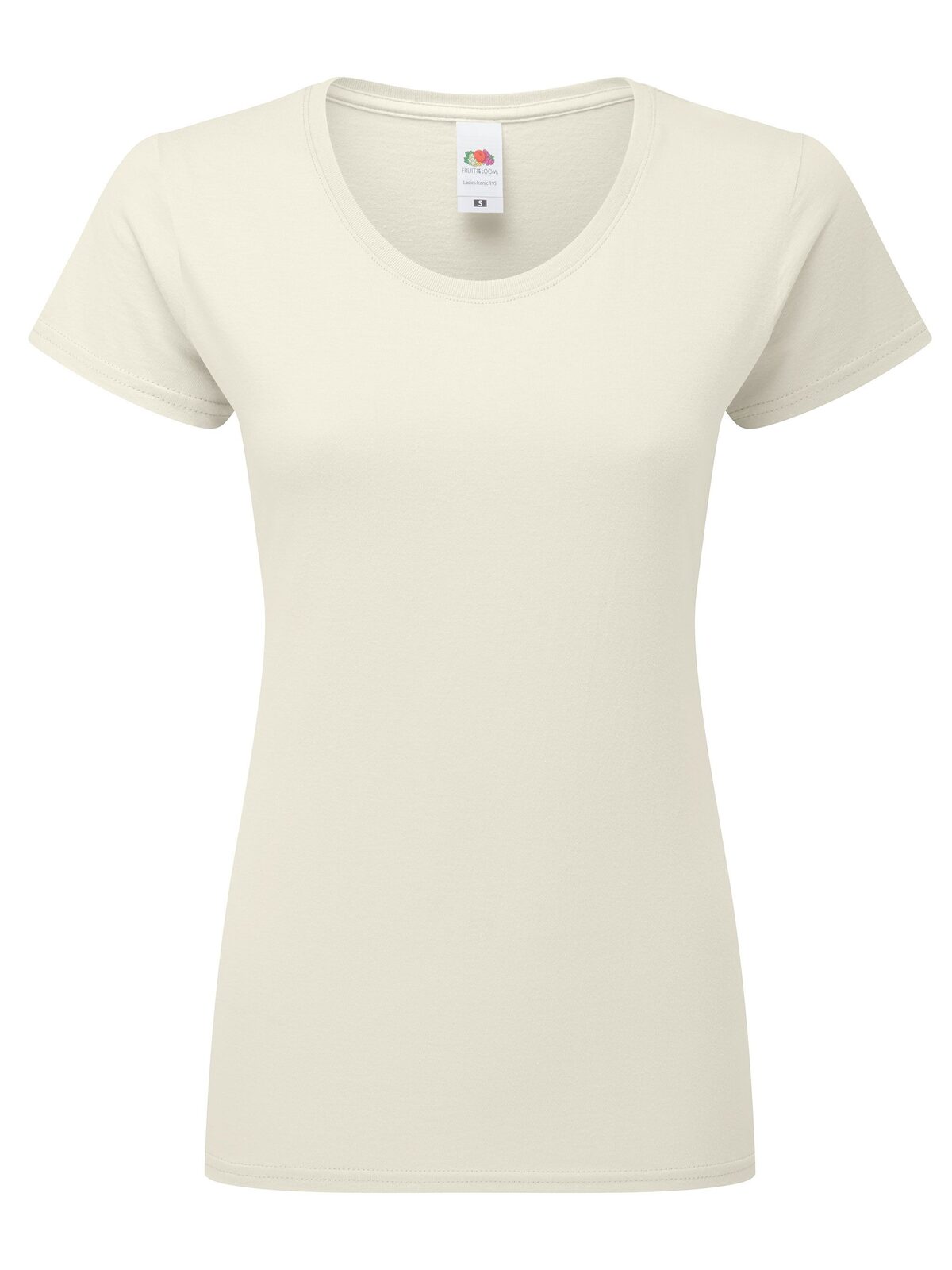 Ladies Iconic 195 Ringspun T - 60 - Natural