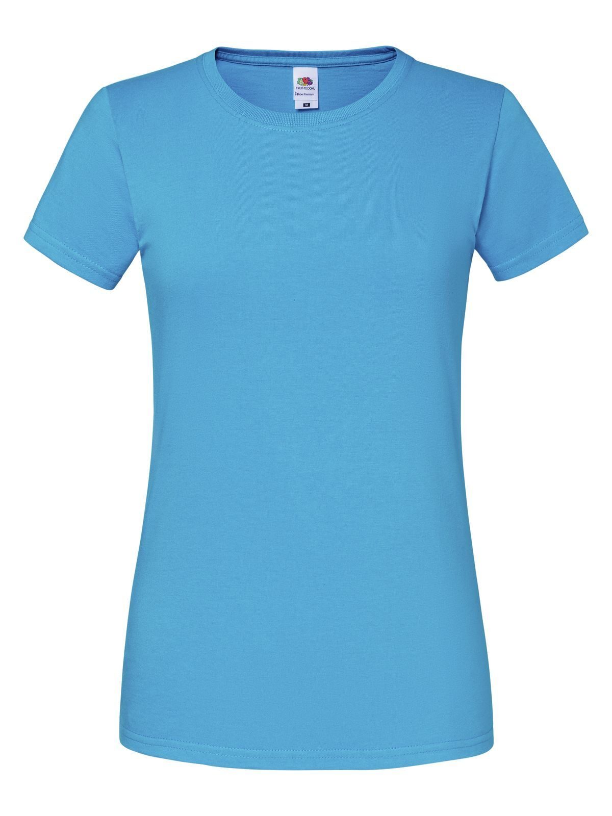 Ladies Iconic 195 Ringspun T - Azure Blue