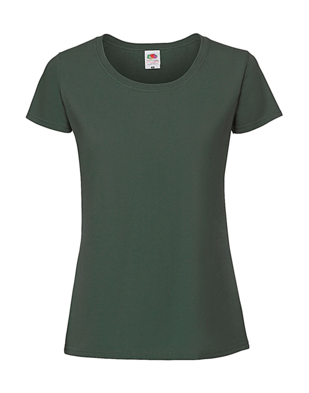 Ladies Iconic 195 Ringspun T - 38 - Verde Bottiglia