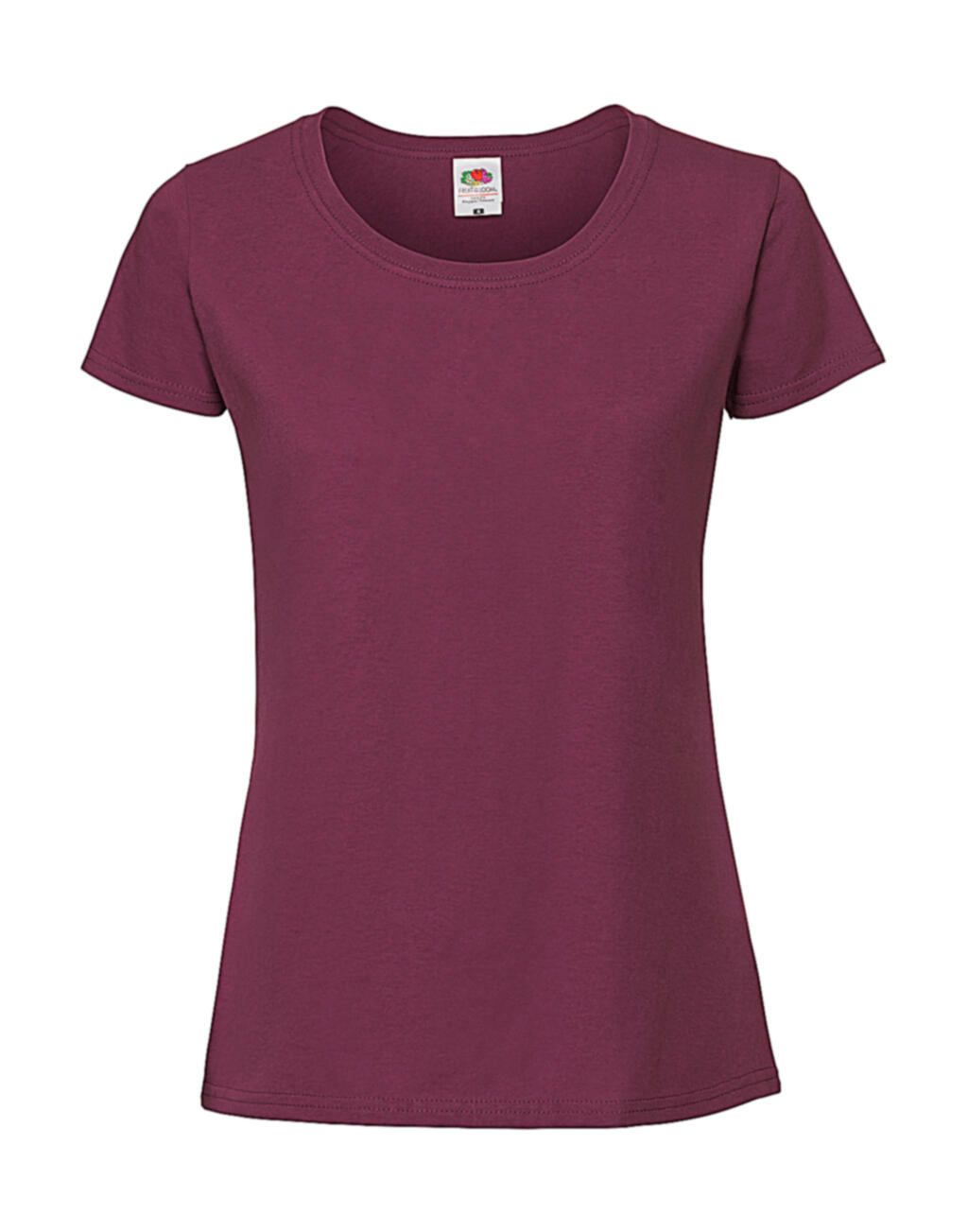Ladies Iconic 195 Ringspun T - 41 - Bordeaux