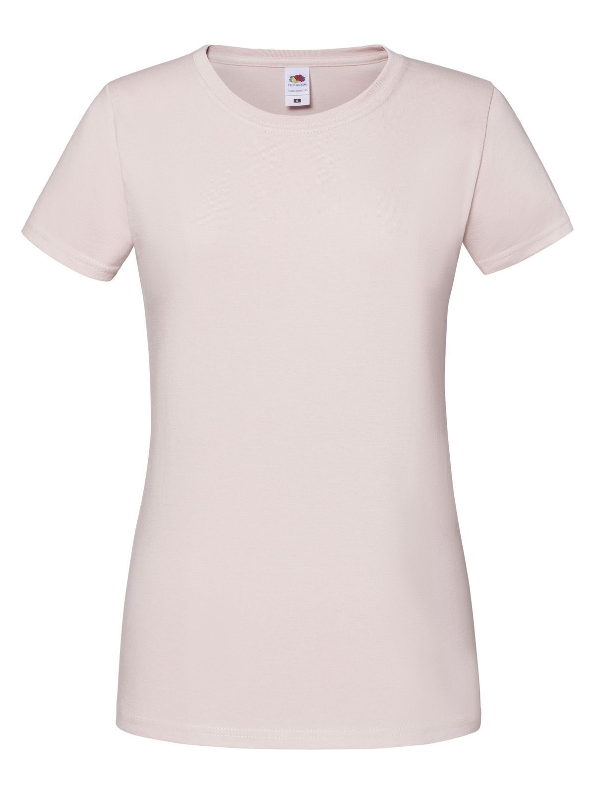 Ladies Iconic 195 Ringspun T - PR - Powder Rose