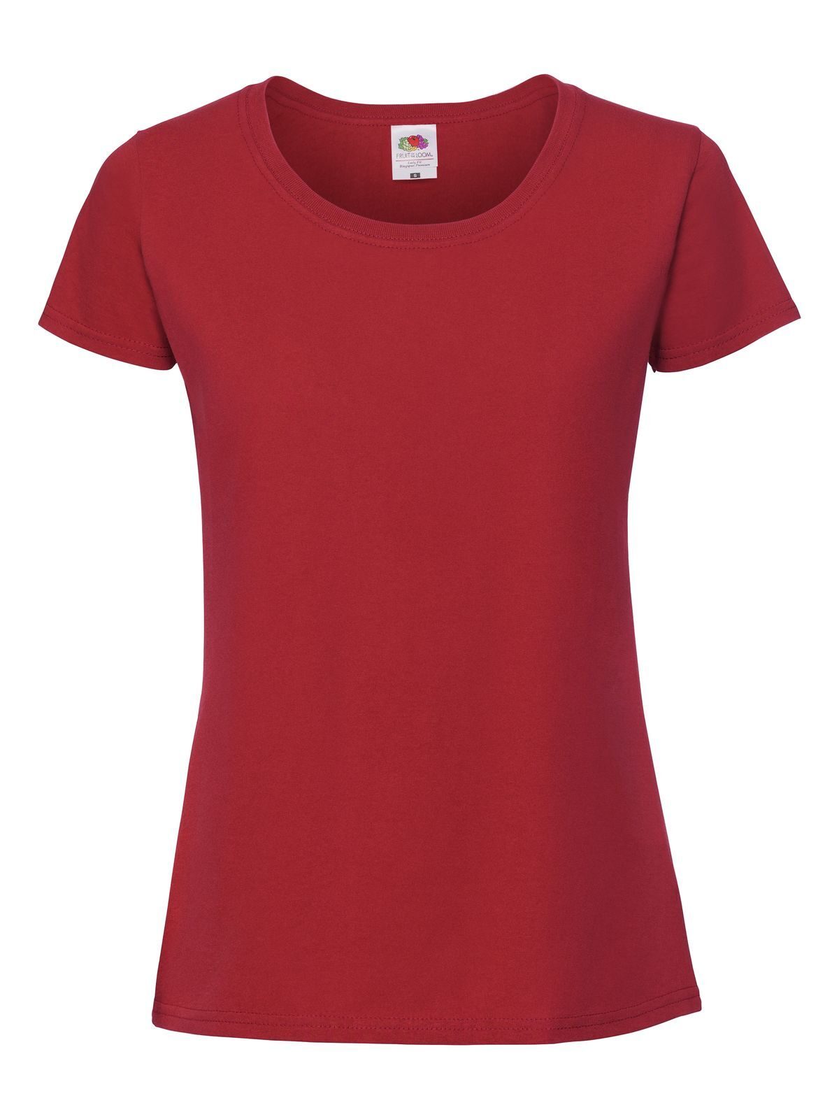 Ladies Iconic 195 Ringspun T - 40 - Rosso