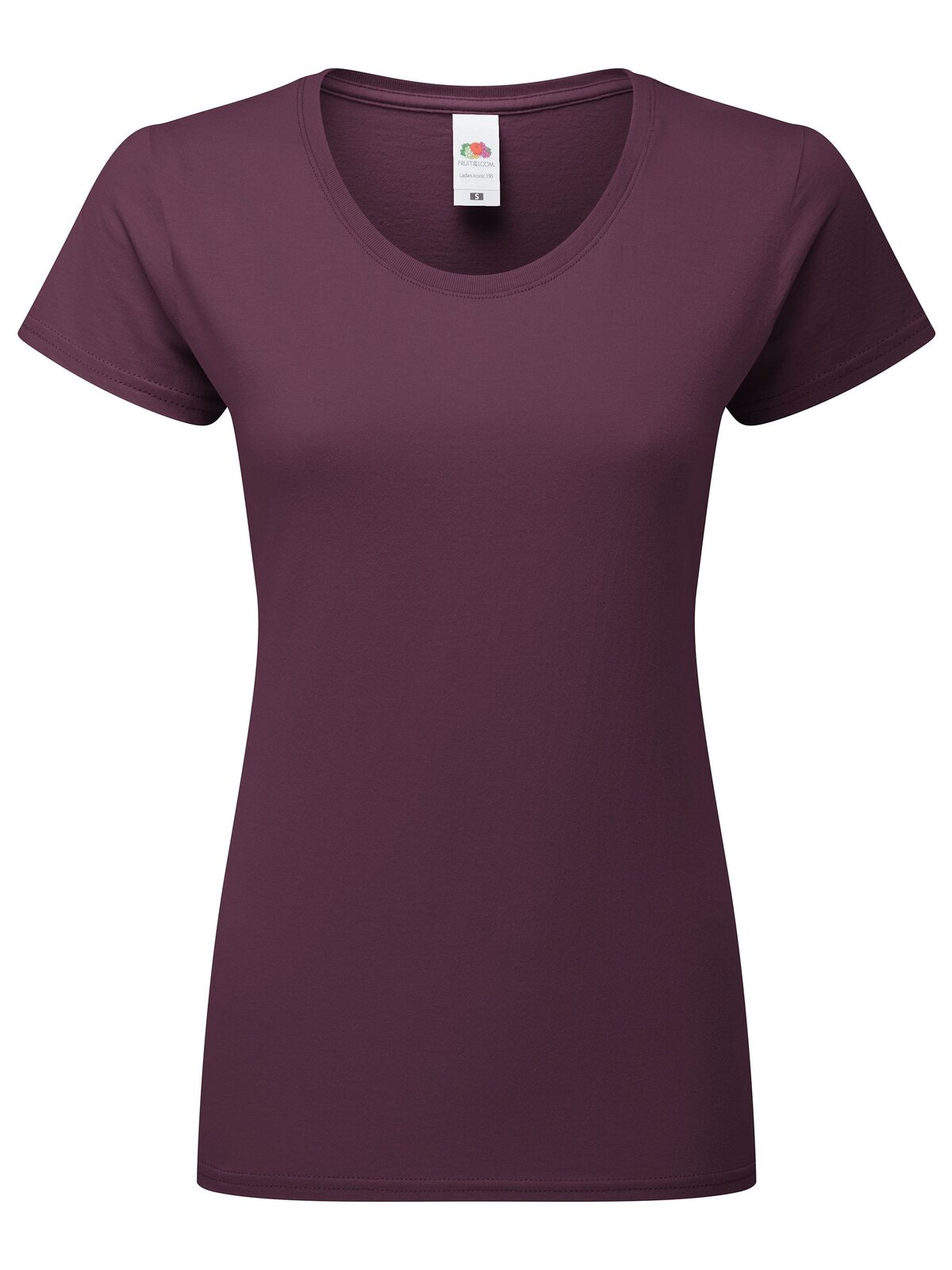 Ladies Iconic 195 Ringspun T - DP - Dark Plum