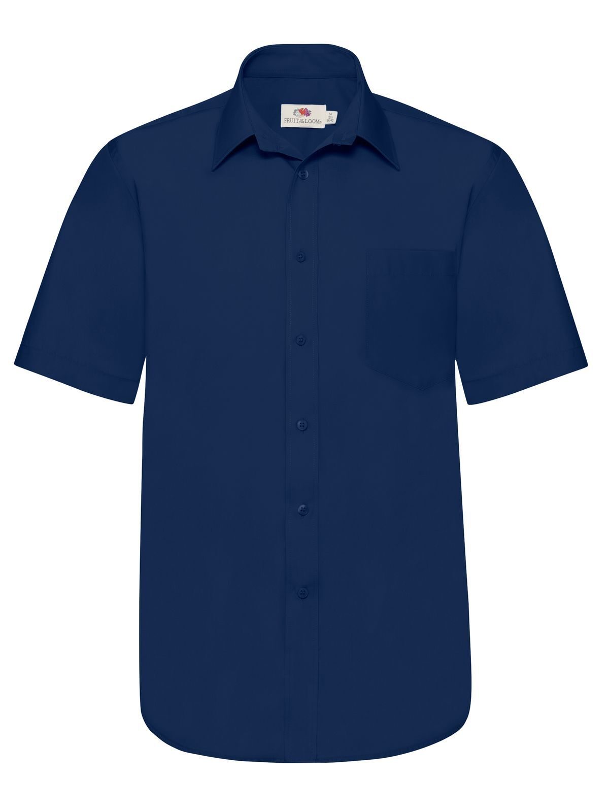 Poplin Shirt Long Sleeve - 32 - Blu Navy