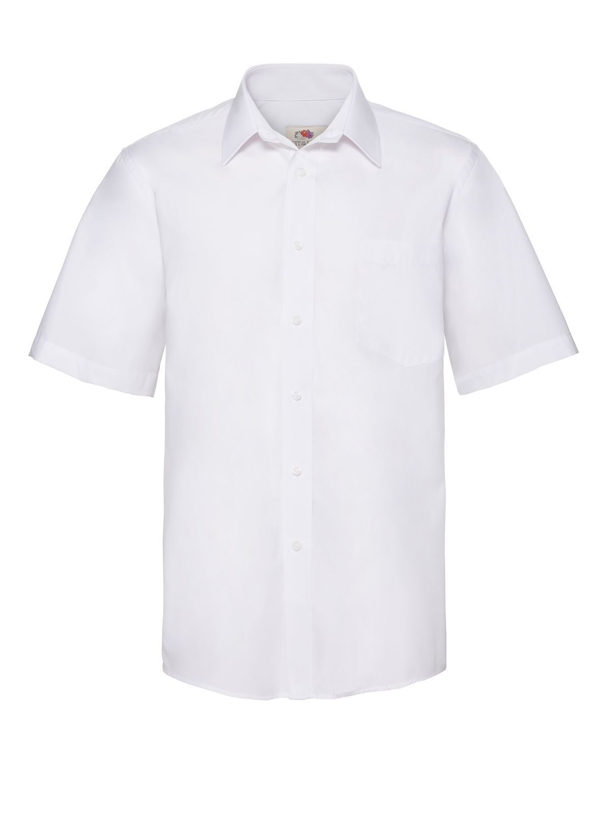 Poplin Shirt Short Sleeve - 30 - Bianco