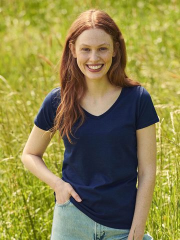 T-shirt donna Iconic scollo a V 150