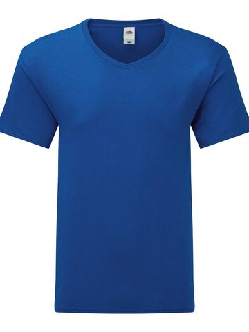 T-shirt Iconic scollo a V 150 - 51  ROYAL BLUE