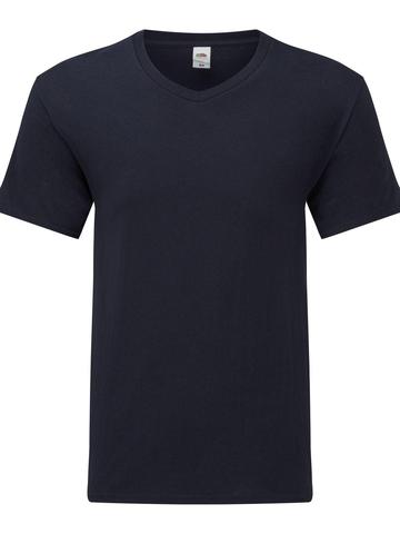 T-shirt Iconic scollo a V 150 - AZ - Blu Notte