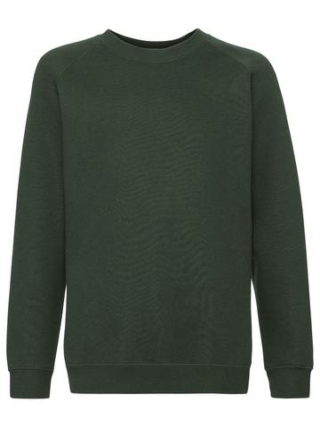 Kids Premium Raglan Sweat - 38 - Verde Bottiglia