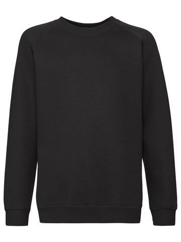Kids Premium Raglan Sweat - 36 - Nero