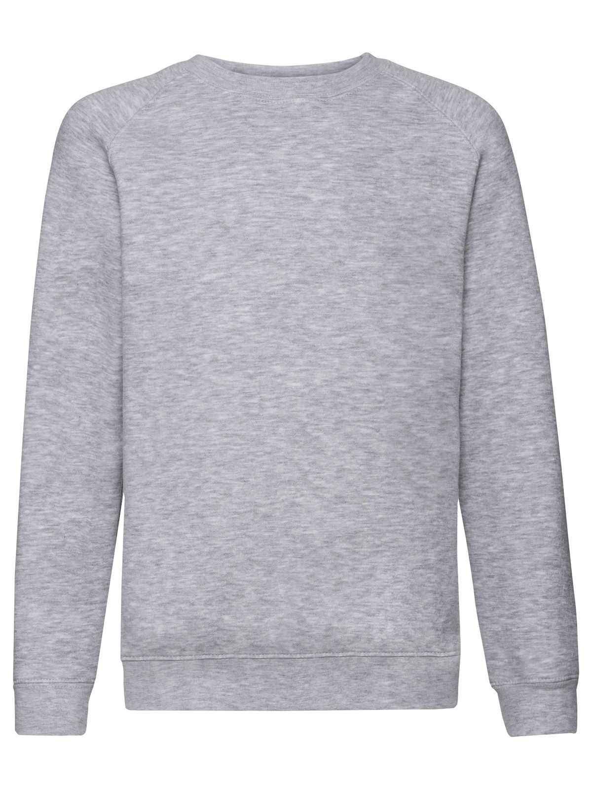 Kids Premium Raglan Sweat - 94 - Grigio Melange