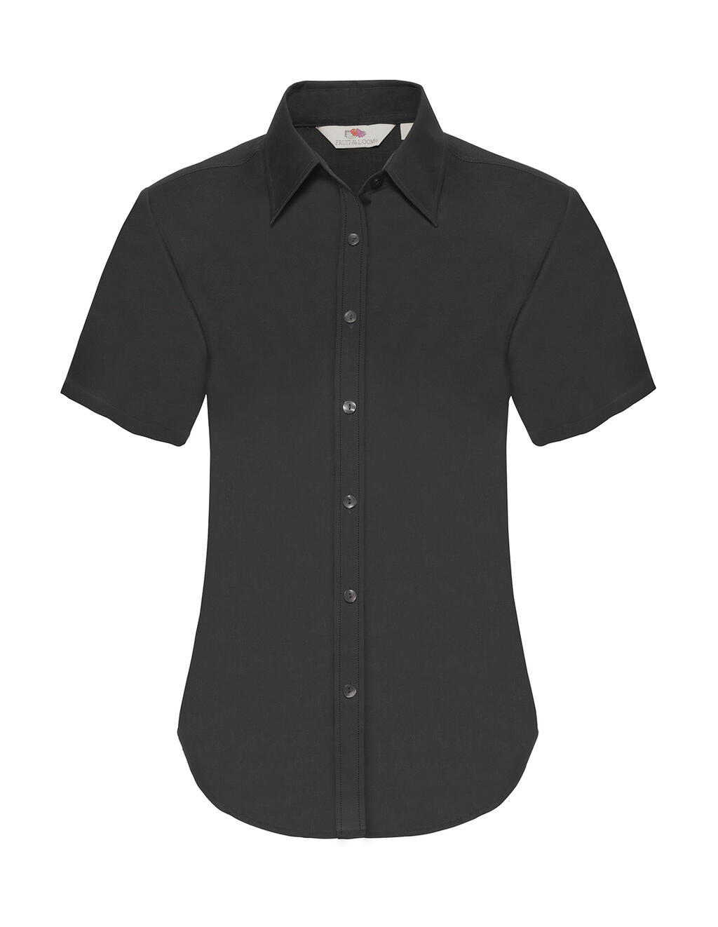 Camicia donna Oxford maniche corte - 36 - Nero
